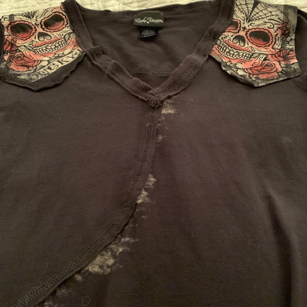 Lucky Thirteen Large t-shirt. Runs small. - Picture 5 of 8